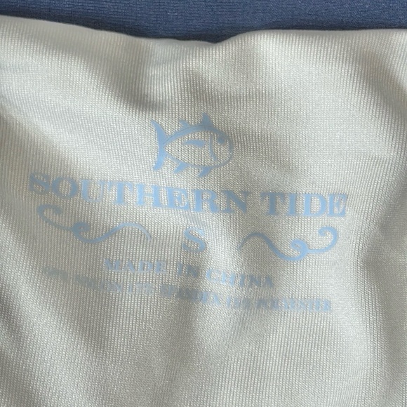 NWOT Southern Tide Seersucker Zip Front One-Piece - Picture 12 of 13